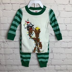 Hanna Andersson Marvel Groot Long John Pajamas